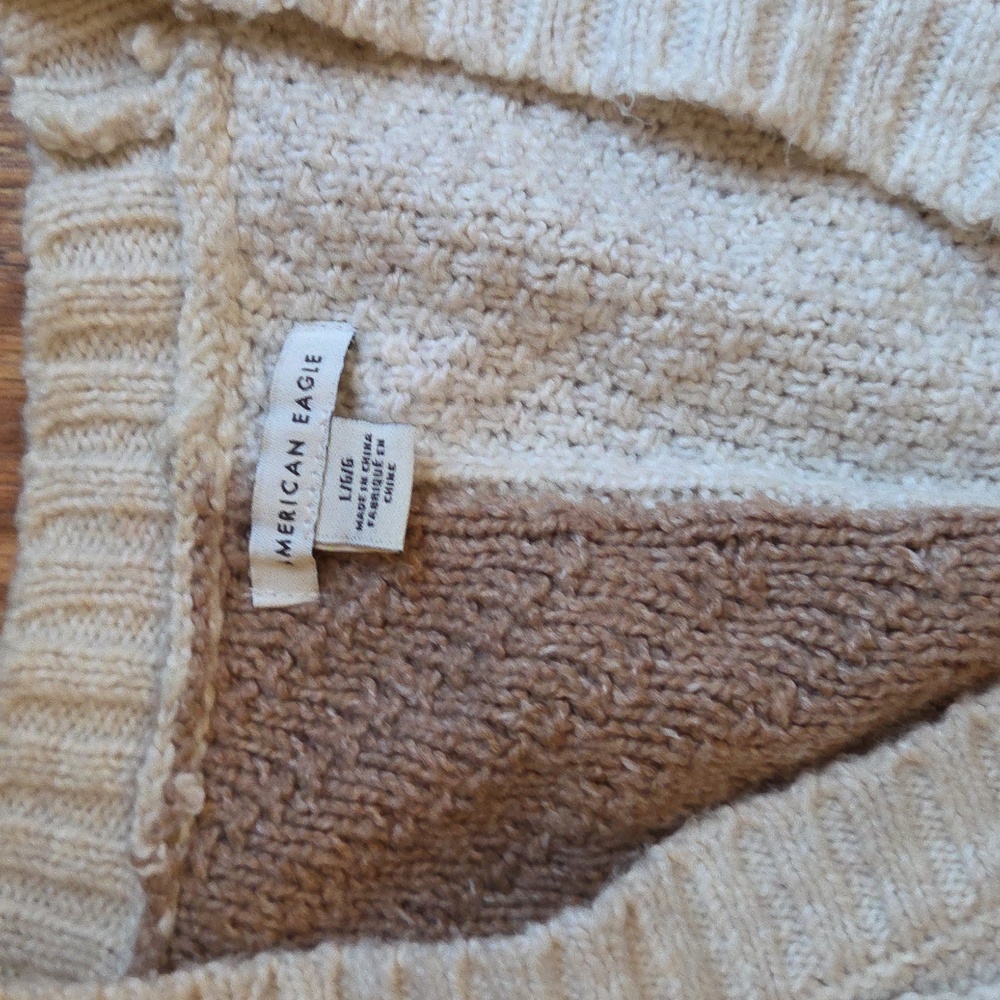 Patchwork Mixed Stitch Cropped Cardigan Sweater - Picture 2 of 5